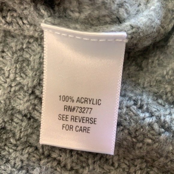 Ruff Hewn gray camouflage wooden toggle sweater S - Picture 7 of 11